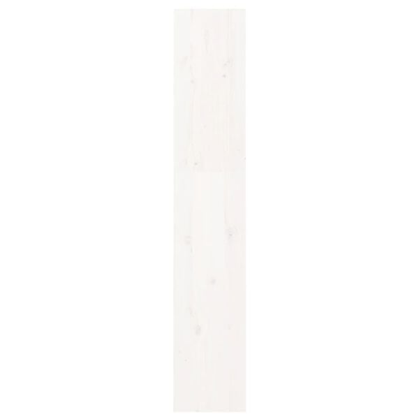 vidaXL fehér tömör fenyőfa könyvszekrény/térelválasztó 60x30x167,5 cm