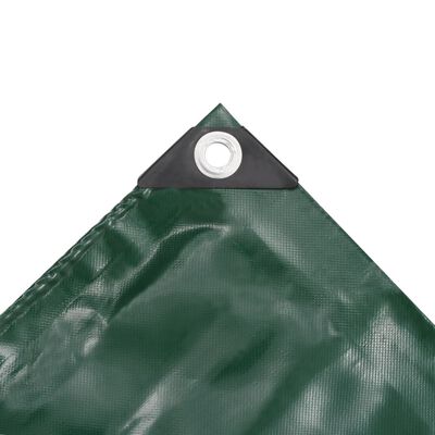 vidaXL zöld ponyva 650 g/m² 1,5 x 20 m