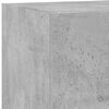 vidaXL 2 db betonsz&uuml;rke fali TV-szekr&eacute;ny LED-del 80x35x31 cm