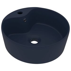 vidaXL matt s&ouml;t&eacute;tk&eacute;k luxus ker&aacute;mia mosd&oacute;kagyl&oacute; t&uacute;lfoly&oacute;val 36x13 cm
