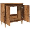 vidaXL antik fa sz&iacute;nű szerelt fa mosd&oacute;szekr&eacute;ny 58x33x60 cm
