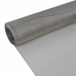 vidaXL ez&uuml;stsz&iacute;nű rozsdamentes ac&eacute;lh&aacute;l&oacute; 100 x 500 cm