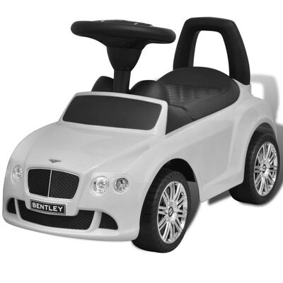 Bentley Tolható Gyerek Autó Fehér