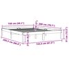 vidaXL viaszbarna tömör fenyőfa ágy matrac nélkül 150 x 200 cm