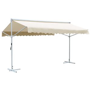 vidaXL kr&eacute;msz&iacute;nű szabadon &aacute;ll&oacute; napellenző 500 x 300 cm