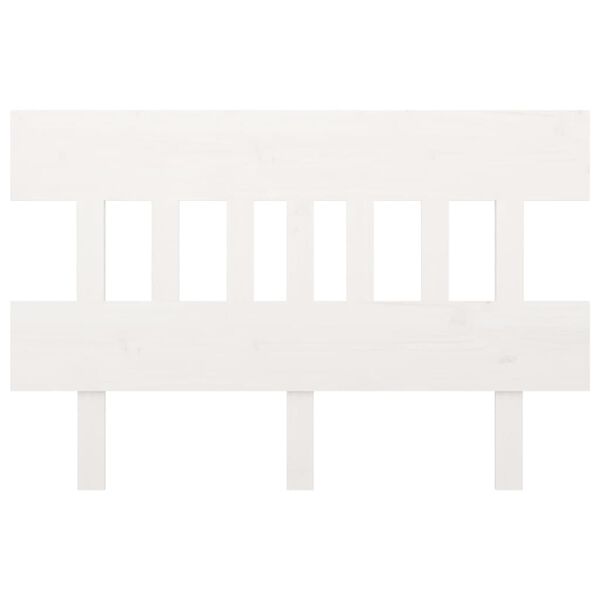 vidaXL fehér tömör fenyőfa ágyfejtámla 183,5x3x81 cm