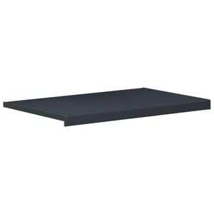vidaXL Ablakp&aacute;rk&aacute;ny Antracit fa erezettel 60 x 50 x 4,5 cm PVC