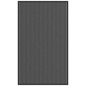 vidaXL l&aacute;bt&ouml;rlő cs&iacute;kos fekete &eacute;s sz&uuml;rke 90x150 cm