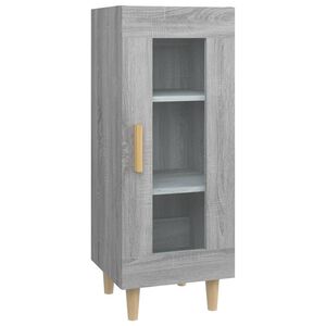 vidaXL sz&uuml;rke sonoma sz&iacute;nű szerelt fa t&aacute;lal&oacute;szekr&eacute;ny 34,5 x 34 x 90 cm