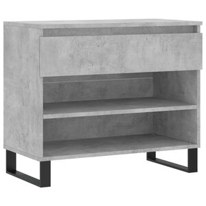 vidaXL betonsz&uuml;rke szerelt fa cipőszekr&eacute;ny 70x36x60 cm