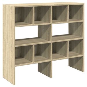 vidaXL cipőtart&oacute;k 2 db egym&aacute;sba rakhat&oacute; Sonoma t&ouml;lgy 89,5x30x40 cm