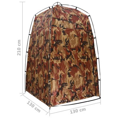 vidaXL terepszínű zuhany/WC/öltöző-kabin sátor