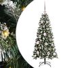 vidaXL Mű kar&aacute;csonyfa Z&ouml;ld 120 cm PVC &eacute;s műanyag &eacute;s ac&eacute;l