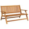 vidaXL Pihenőpad Barna 122 x 78 x 73 cm T&ouml;m&ouml;r Ak&aacute;cfa