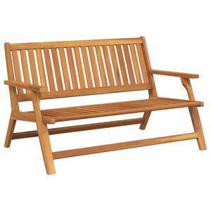 vidaXL Kerti Pihenőpad Barna 122 x 78 x 73 cm T&ouml;m&ouml;r Ak&aacute;cfa