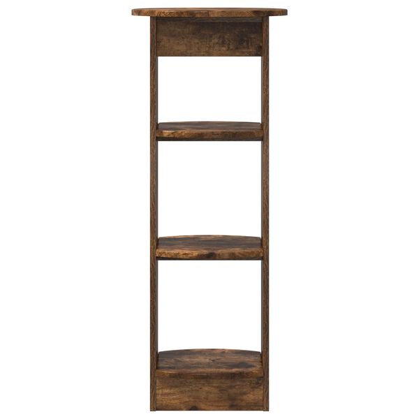 vidaXL Oldals&oacute; szekr&eacute;ny F&uuml;st&ouml;lt T&ouml;lgy 40 x 40 x 100 cm M&eacute;rn&ouml;ki fa