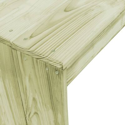 vidaXL impregnált fenyőfa bárasztal 170 x 60 x 110 cm