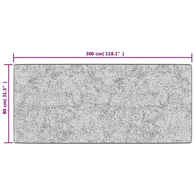 vidaXL mintás csúszásmentes mosható szőnyeg 80 x 300 cm