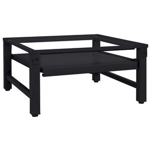 vidaXL Mos&oacute;g&eacute;p Talp Fekete 62 x 60,5 x 32,5 cm Ac&eacute;l