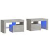 vidaXL 2 db betonsz&uuml;rke LED-l&aacute;mp&aacute;s &eacute;jjeliszekr&eacute;ny 70x36,5x40 cm