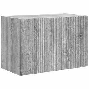 vidaXL TV Fali Szekr&eacute;ny 59,5 x 31 x 40 cm Sz&uuml;rke Sonoma Szerelt Fa