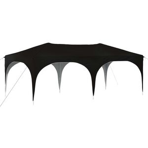 vidaXL Parti s&aacute;tor Fekete 575 x 288 x 245 cm Oxford Sz&ouml;vet