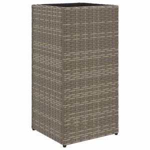 vidaXL sz&uuml;rke polyrattan kerti &uuml;ltetől&aacute;da 30x30x60 cm