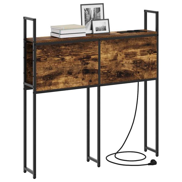 vidaXL T&aacute;rol&oacute;s Fejt&aacute;mla T&ouml;ltő &Aacute;llom&aacute;ssal F&uuml;st&ouml;lt t&ouml;lgy 93 x 15 x 98 cm