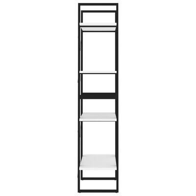 vidaXL négyszintes fehér forgácslap könyvszekrény 60 x 30 x 140 cm
