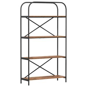 vidaXL K&ouml;nyvespolc 4 szintes 80 x 30 x 146 cm Szerelt fa &Ouml;reg fa