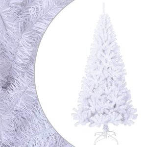 vidaXL feh&eacute;r PVC műkar&aacute;csonyfa vastag &aacute;gakkal 240 cm