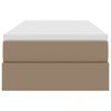 vidaXL &Aacute;gy t&aacute;rol&oacute;val &eacute;s matraccal Cappuccino 90 x 200 cm Műbőr