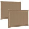 vidaXL &Uuml;lőp&aacute;rn&aacute;k 2 pcs Poli&eacute;szter T&oacute;psz&iacute;nű 47 x 36 x 2 cm