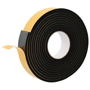 vidaXL &Ouml;ntapad&oacute; habszalag 10 db Fekete 30mm x 5m CR Hab