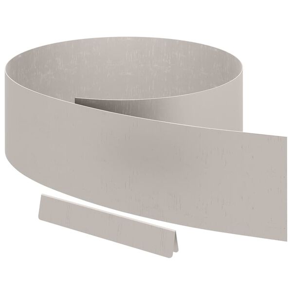 vidaXL Fűszeg&eacute;lyez&eacute;s Rozsd&aacute;s 450 x 0.05 x 15 cm Időj&aacute;r&aacute;s&aacute;ll&oacute; ac&eacute;l