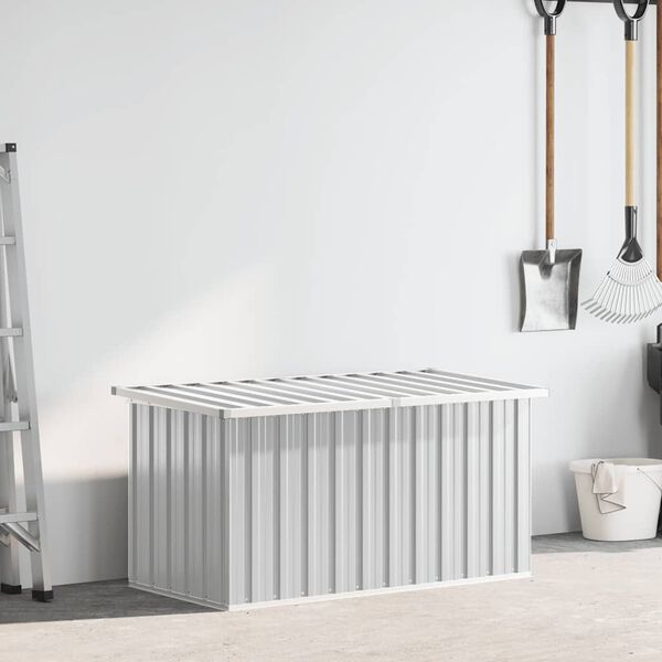 vidaXL sz&uuml;rke kerti t&aacute;rol&oacute;l&aacute;da 129 x 67 x 65 cm