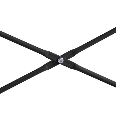vidaXL fekete forgácslap számítógépasztal 110 x 60 x 138 cm