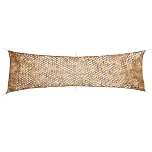 vidaXL homoksz&iacute;nű kamufl&aacute;zsh&aacute;l&oacute; t&aacute;rol&oacute;zs&aacute;kkal 519x142 cm