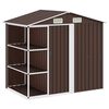 vidaXL barna vas kerti f&eacute;szer &aacute;llv&aacute;nnyal 205 x 130 x 183 cm