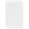 vidaXL 2 db feh&eacute;r t&ouml;m&ouml;r fenyőfa lamell&aacute;s szekr&eacute;nyajt&oacute; 99,3 x 59,4 cm