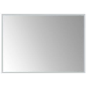 vidaXL LED F&uuml;rdőszoba T&uuml;k&ouml;r t&uuml;k&ouml;rrel &Aacute;tl&aacute;tsz&oacute; 70 x 50 cm edzett &uuml;veg