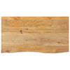 vidaXL t&ouml;m&ouml;r mang&oacute;fa term&eacute;szetes &eacute;lű asztallap 100 x 60 x 2,5 cm
