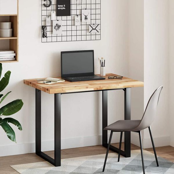 vidaXL olajbevonat&uacute; t&ouml;m&ouml;r ak&aacute;cfa &iacute;r&oacute;asztallap 100 x 70 x 4 cm