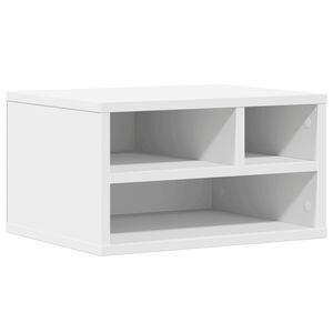 vidaXL feh&eacute;r szerelt fa nyomtat&oacute;&aacute;llv&aacute;ny 40 x 32 x 22,5 cm
