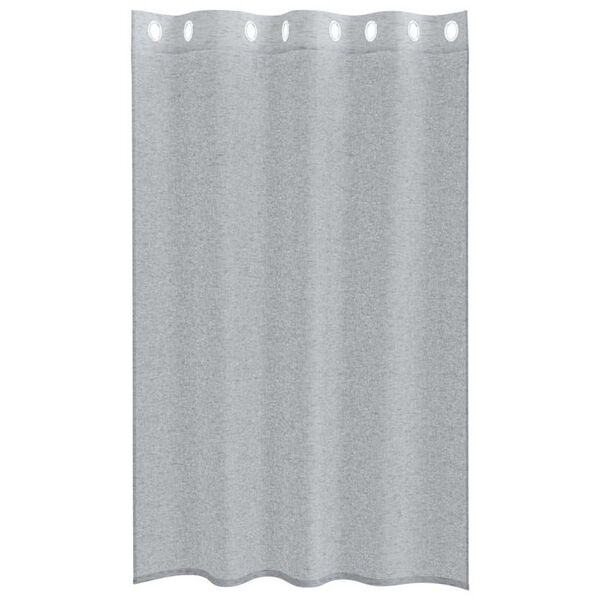 vidaXL Voile F&uuml;gg&ouml;ny 2 pcs S&ouml;t&eacute;tsz&uuml;rke 175 x 140 cm Poli&eacute;szter