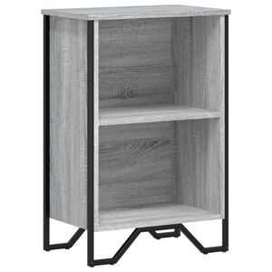 vidaXL sz&uuml;rke sonoma sz&iacute;nű szerelt fa k&ouml;nyvespolc 50 x 31 x 74,5 cm