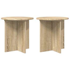vidaXL N&ouml;v&eacute;ny&aacute;llv&aacute;ny 2 pcs Sonoma T&ouml;lgy 40 x 40 x 40 cm Szerelt Fa