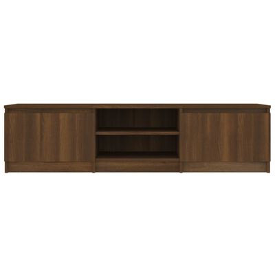 vidaXL barna tölgyszínű szerelt fa TV-szekrény 140 x 40 x 35,5 cm