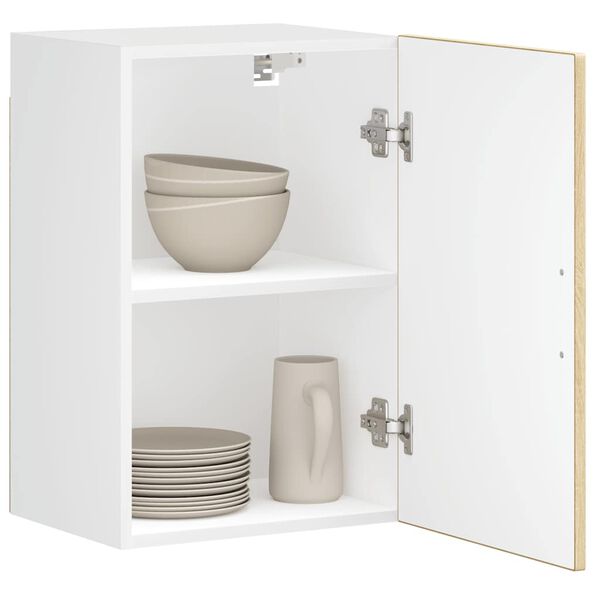 vidaXL konyhai fali szekr&eacute;ny "Porto" sonoma t&ouml;lgy szerelt fa