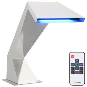 vidaXL RGB LED-es medence v&iacute;zes&eacute;s Rozsdamentes Ac&eacute;l 63,5 x 29 x 51 cm